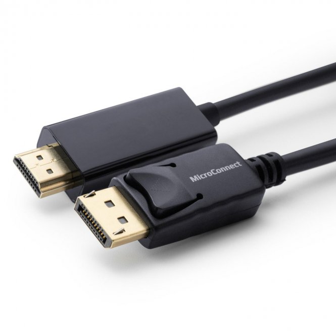 MicroConnect DisplayPort 1.2 - HDMI Cable 0.5m 