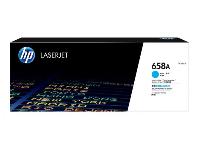 HP 658A - cyan - original - LaserJet - cartouche de toner  (Unitaire) 