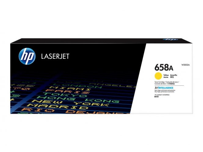 HP 658A - jaune - original - LaserJet - cartouche de toner (Unitaire) 