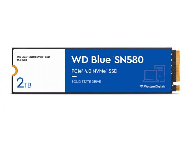 WD SSD M.2 (2280) 2TB Blue SN580 PCIe 4.0/NVMe (Di) 
