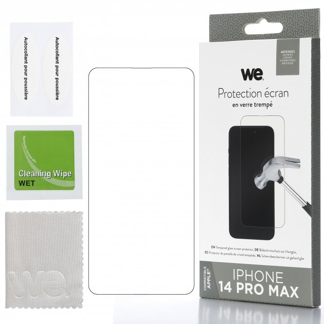 WE Verre trempé APPLE IPHONE 14 PRO MAX 