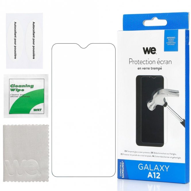 WE Verre trempé SAMSUNG GALAXY A03 / A12 / A13 4G / A13 5G / A32 5G: Protection 