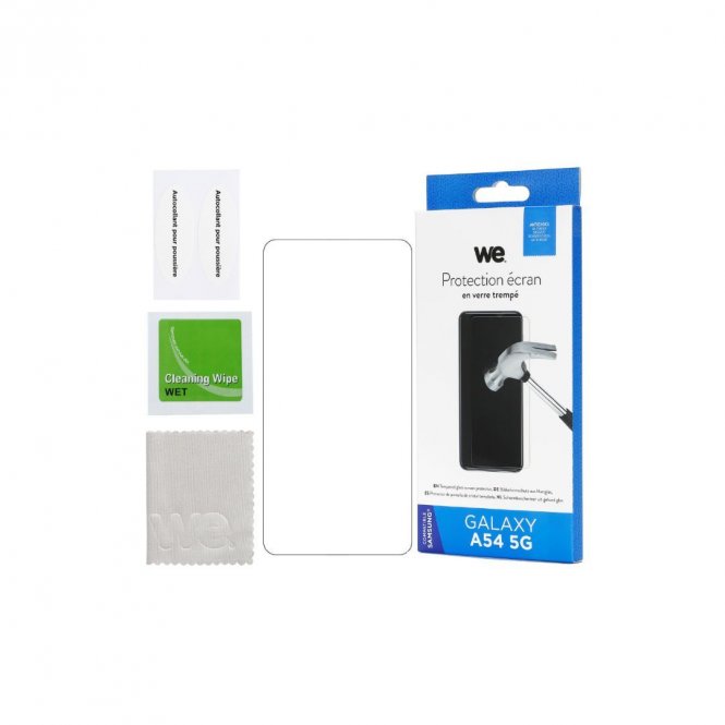 WE Verre trempé SAMSUNG GALAXY A54 5G / S23 FE: Protection écran - anti-rayures 