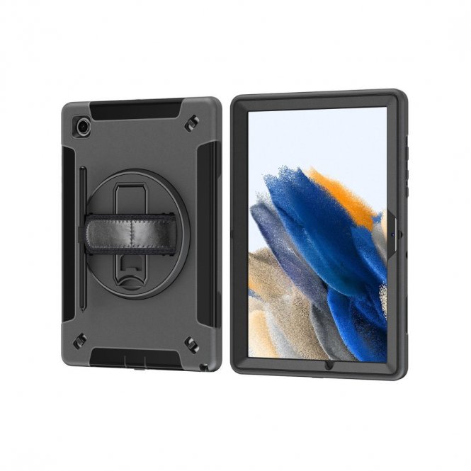 ***WE Etui antichocs pour Samsung Galaxy Tab A8 10.5 (2021) avec poignée rotati 