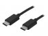 StarTech.com Câble USB 2.0 USB-C vers USB-C de 2 m - Cordon USB C vers C - Câble USB Type-C - M/M - Noir - Câble USB - 24 pin USB-C (M) pour 24 pin USB-C (M) - Thunderbolt 3 / USB 2.0 - 2 m - noir - pour P/N: DKT30CHD, HB30C1A1CPD, HB30C3A1CFBW 