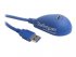 StarTech.com Câble d'extension USB 3.0 A vers A de 1,5 m - Rallonge USB A SuperSpeed en bleu - M/F - Rallonge de câble USB - USB type A (M) pour USB type A (F) - 1.5 m - noir - pour P/N: 2SD4FCRU3, CFASTRWU3, FCREADMICRO3, MSDREADU3CA, USB3SAA3MBK 