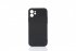 We Coque de protection SILICONE APPLE IPHONE 12 Noir: Matière silicone - effet m 