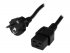 StarTech.com Cordon d'alimentation Schuko CEE7 vers IEC 320 C19 de 2m pour ordinateur - Câble secteur PC CEE7 vers C19 - Mâle / Femelle - Câble d'alimentation - IEC 60320 C19 pour power CEE 7/7 (M) - CA 250 V - 2 m - moulé - noir 