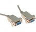 Cable null modem DB9F/F 5M 