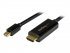 StarTech.com Câble adaptateur Mini DisplayPort vers HDMI de 2 m - Convertisseur Mini DP vers HDMI avec câble intégré - M/M - 4K - Noir - Câble adaptateur - Mini DisplayPort mâle pour HDMI mâle - 2 m - noir - support 4K 