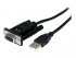 StarTech.com Câble adaptateur DCE USB vers série RS232 DB9 null modem 1 port avec FTDI - Adaptateur série - USB 2.0 - RS-232 - noir 