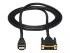 StarTech.com 6ft (1.8m) HDMI to DVI Cable, DVI-D to HDMI Display Cable (1920x1200p), Black, 19 Pin HDMI Male to DVI-D Male Cable Adapter, Digital Monitor Cable, M/M, Single Link - DVI to HDMI Cord (HDMIDVIMM6) - Câble adaptateur - HDMI mâle pour DVI-D mâl 