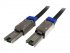 StarTech.com Câble externe mini SAS (Serial Attached SCSI) vers mini SAS de 1m - Cordon SFF-8088 à SFF-8088 avec verrouillage - M/M - Noir - Câble externe SAS - Conformité TAA - SAS 6Gbit/s - 4 voies - 4 SAS mini multivoies blindés 26 broches (SFF-8088) ( 