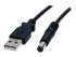StarTech.com Câble d'alimentation USB vers prise DC de 91 cm - Cordon USB vers connecteur Type M 5V - Câble d'alimentation - USB (alimentation uniquement) (M) pour prise CC 5,5 mm (M) - 91 cm - moulé - noir - pour P/N: DVI2VGACON, SPDIF2AA, ST122LE, ST122 