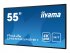 iiyama ProLite LH5552UHS-B1 - Classe de diagonale 55" (54.6" visualisable) écran LCD rétro-éclairé par LED - signalisation numérique - Android - 4K UHD (2160p) 3840 x 2160 - noir mat 