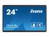 iiyama ProLite TW2424AS-B1 - Écran LED - 24" (23.6" visualisable) - fixe - écran tactile - 1920 x 1080 Full HD (1080p) @ 60 Hz - IPS - 1000:1 - 14 ms - HDMI - haut-parleurs - noir, mat 