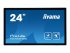 iiyama ProLite T2455MSC-B1 - Écran LED - 24" (23.8" visualisable) - écran tactile - 1920 x 1080 Full HD (1080p) - IPS - 400 cd/m² - 1000:1 - 5 ms - HDMI, DisplayPort, USB - haut-parleurs - noir mat 