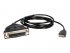 StarTech.com Câble Adaptateur de 1.80m USB vers 1 Port Parallèle DB25 pour Imprimante - 1x USB A Mâle - 1x DB-25 Femelle - Adaptateur parallèle - USB 2.0 - IEEE 1284 
