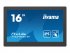 iiyama ProLite T1624MSC-B1 - Écran LED - 15.6" - écran tactile - 1920 x 1080 Full HD (1080p) - IPS - 450 cd/m² - 800:1 - 25 ms - HDMI - haut-parleurs - noir, mat 