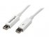 0.5m White Thunderbolt Cable - M/M 