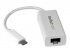 StarTech.com Adaptateur USB C vers Gigabit Ethernet - Compatible Thunderbolt 3 - Support du pilote natif pour MacBook Windows et Chrome OS - Adaptateur réseau - USB-C - Gigabit Ethernet - blanc 