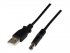 StarTech.com Câble d'alimentation USB vers prise CC de 2 m - Cordon USB vers connecteur Type N 5,5 mm 5V - Câble d'alimentation - USB (alimentation uniquement) (M) pour DC jack de 5,5 x 2,5 mm (M) - 2 m - moulé - noir 