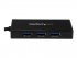 StarTech.com Hub USB 3.0 portable à 3 ports avec câble intégré - Concentrateur USB 3.0 plus Gigabit Ethernet - Aluminium - Concentrateur (hub) - 3 x SuperSpeed USB 3.0 + 1 x 10/100/1000 - de bureau - pour P/N: PEXUSB3S2EI, PEXUSB3S42, PEXUSB3S7, SVA5H2NEU 