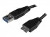StarTech.com Câble SuperSpeed USB 3.0 slim A vers Micro B de 0,5 m - Cordon USB A vers Micro B - Mâle / Mâle - Noir - Câble USB - Micro-USB de type B (M) pour USB type A (M) - USB 3.0 - 50 cm - moulé - noir - pour P/N: S2510BU33PW, S251BMU3FP, S251BRU33, 