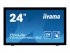 iiyama ProLite T2435MSC-B2 - Écran LED - 24" (23.6" visualisable) - écran tactile - 1920 x 1080 Full HD (1080p) @ 60 Hz - VA - 250 cd/m² - 3000:1 - 6 ms - HDMI, DVI-D, DisplayPort - haut-parleurs - noir 