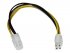 StarTech.com Câble d'extension d'alimentation processeur P4 4 broches ATX12V 20 cm -M/F - Rallonge de câble d'alimentation - ATX12V 4 broches (M) pour ATX12V 4 broches (F) - 20 cm 
