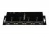 StarTech.com Hub adaptateur USB vers série DB9 RS232 4 ports ? Montage sur rail DIN industriel et mural - Adaptateur série - USB 2.0 - RS-232 x 4 - noir 