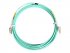 2m 10 Gb Aqua Fiber Patch Cable LC/LC 