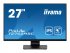 iiyama ProLite T2752MSC-B1 - Écran LED - 27" - écran tactile - 1920 x 1080 Full HD (1080p) @ 60 Hz - IPS - 400 cd/m² - 1000:1 - 5 ms - HDMI, DisplayPort - haut-parleurs - noir, mat 