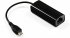 MicroConnect USB MICRO to Ethernet, Black 