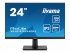 iiyama ProLite XU2492HSU-B6 - Écran LED - 24" (23.8" visualisable) - 1920 x 1080 Full HD (1080p) @ 100 Hz - IPS - 250 cd/m² - 1300:1 - 0.4 ms - HDMI, DisplayPort - haut-parleurs - noir mat 