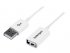StarTech.com Câble d'extension USB 2.0 A vers A de 3 m - Rallonge USB 2.0 en blanc - M/F - Rallonge de câble USB - USB (F) pour USB (M) - USB 2.0 - 3 m - moulé - blanc - pour P/N: MSDREADU2OTG, USBEXTPAA1MW, USBEXTPAA2MW, USBPAUB1MW, USBPAUB2MW, USBPAUB50 