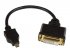 StarTech.com 8in Micro HDMI to DVI-D Adapter M/F - 8in Micro HDMI to DVI Cable - Connect a Micro HDMI phone or laptop to a DVI-D display (HDDDVIMF8IN) - Adaptateur vidéo - DVI-D femelle pour 19 pin micro HDMI Type D mâle - 20.3 cm - blindé - noir 