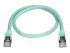 0.5m Aqua Cat6a Ethernet Cable - STP 