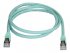 1m Aqua Cat6a Ethernet Cable - STP 