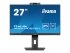 iiyama ProLite XUB2790QSUH-B1 - Écran LED - 27" - 2560 x 1440 QHD @ 100 Hz - IPS - 250 cd/m² - 1300:1 - 0.4 ms - HDMI, DisplayPort, USB-C - haut-parleurs - noir mat 