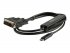 StarTech.com Câble adaptateur USB-C vers DVI-D de 1 m - M/M - 1920 x 1200 - Câble USB / DVI - 24 pin USB-C (M) pour DVI-D (M) - Thunderbolt 3 / USB 3.1 - 1 m - support 1920 x 1200 (WUXGA) - noir - pour P/N: TB4CDOCK 