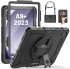 SEYMAC Coque pour Samsung Galaxy Tab A9 Plus /A9+ 11 Pouces 2023, Coque Antichoc pour Galaxy Tab A9+ avec Protecteur D'écran 