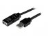 StarTech.com Câble d'extension USB 2.0 actif 35 m - M/F - Rallonge de câble USB - USB (M) pour USB (F) - USB 2.0 - 35 m - actif - noir - pour P/N: SVA5H2NEUA, UUSBOTG 