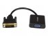 StarTech.com Câble adaptateur actif DVI vers VGA - Convertisseur DVI-D vers HD15 - Mâle / Femelle - 1080p - Noir - Adaptateur vidéo - DVI-D, Micro-USB de type B (alimentation uniquement) pour HD-15 (VGA) (F) - 24.8 m - support 1920 x 1200 (WUXGA), actif - 