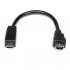 StarTech.com Cable adaptateur Micro USB vers Mini USB de 15 cm - M/F - Adaptateur USB - mini USB type B (F) pour Micro-USB de type B (M) - USB 2.0 - 15.24 cm - noir - pour P/N: USB2PCARBK, USB2PCARBKS, USBEXTAA10BK, USBEXTAA6BK, USBLT2PCARW, USBUB2PCARB 