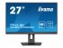 Écran LED - 27" - 2560 x 1440 WQHD @ 75 Hz - IPS - 350 cd/m² - 1000:1 - 4 ms - HDMI, DisplayPort, USB-C - haut-parleurs - noir mat 