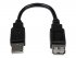 6in USB 2.0 Ext Adapter Cable A to A M/F 