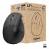 Logitech Mouse LIFT (LEFT) WL Vertical Ergonomic for Busi. graphite BT fÃ¼r LinkshÃ¤nder, 6 Tasten 