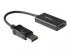 StarTech.com Adaptateur DisplayPort vers HDMI 4K 60 Hz avec HDR - Convertisseur DP 1.4 vers HDMI 2.0b - Noir - DP2HD4K60H - Adaptateur vidéo - DisplayPort mâle verrouillé pour HDMI femelle - 25.16 cm - blindé - noir - support 4K - pour P/N: ST121HD20FXA, 