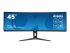 Écran LED - incurvé - 45" (44.5" visualisable) - 5120 x 1440 Dual Quad HD @ 165 Hz - VA - 450 cd/m² - 3000:1 - HDR400 - 0.8 ms - 2xHDMI, DisplayPort, USB-C - haut-parleurs - noir, mat 